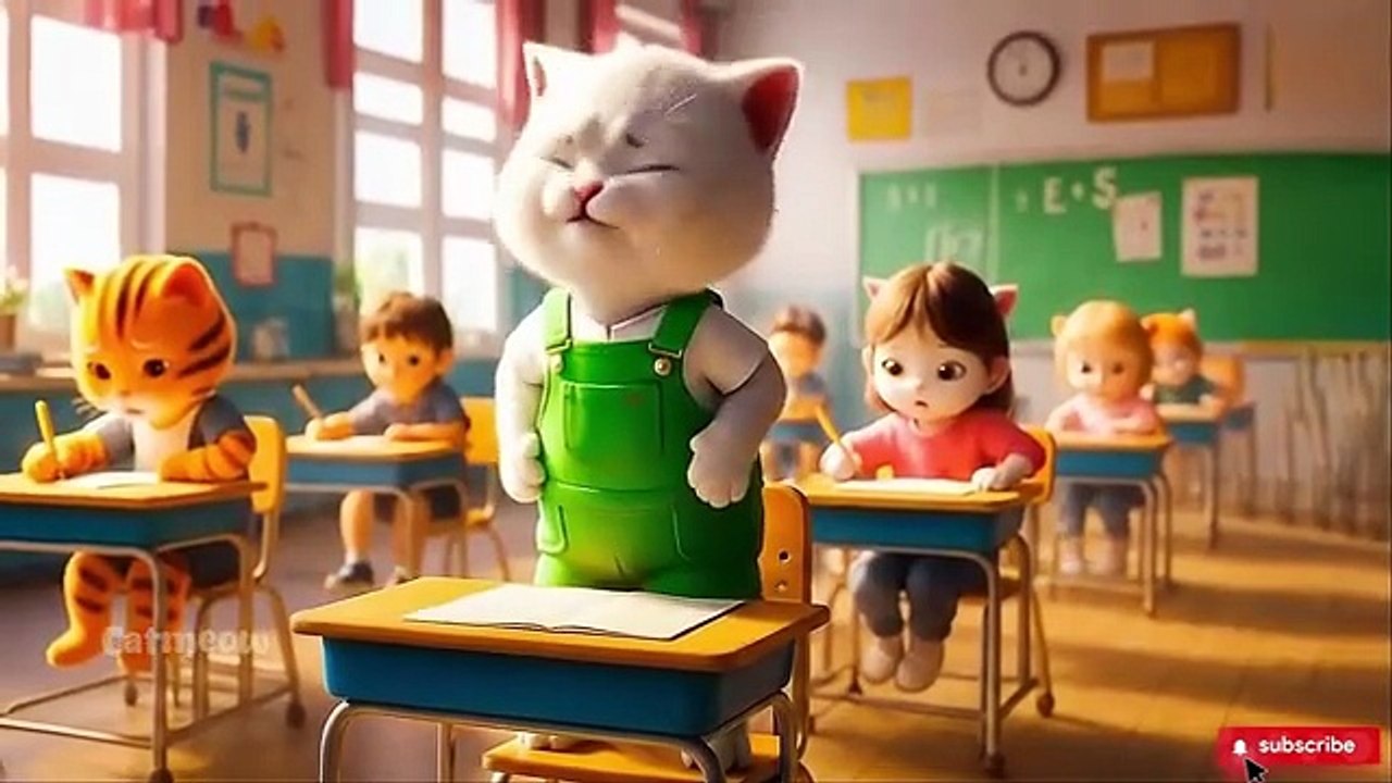 The Kitten Ate a Strange Apple ASMR… Then Chaos Broke Out in Class