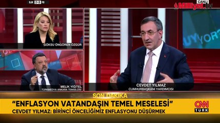 Cumhurbaşkanı Yardımcısı Cevdet Yılmaz: Önceliğimiz enflasyonu düşürmek