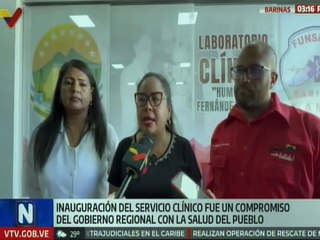 Barinas | Gobierno regional inaugura laboratorio clínico para mejorar respuesta en sistema de salud