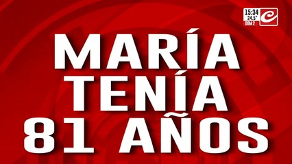 Entradera, robo y asesinato: mataron a una jubilada de 81 años