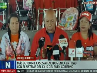 Lara | Sistema 1x10 beneficia a comunidad La Carucieña con insumos médicos y ayudas sociales