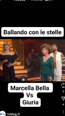 ballando con le stelle Marcella bella vs giuria