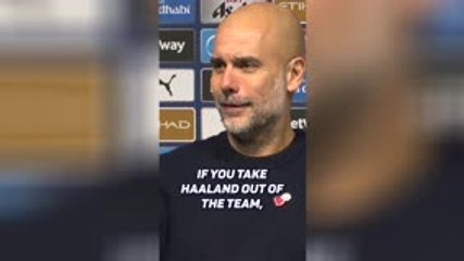 Pep puts Haaland on Messi and Ronaldo's level