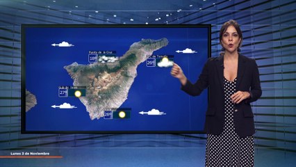 La previsión del tiempo en Canarias para el 3 de noviembre de 2025, en Atlántico Televisión.