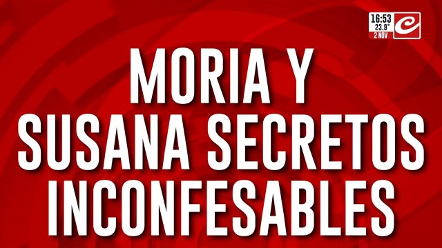 Moria Casán y Susana Giménez secretos inconfesables