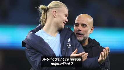 Man City : Guardiola compare Haaland à Ronaldo et Messi après sa performance exceptionnelle ⚽
