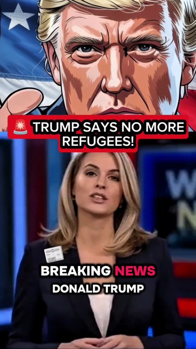 “🚨 TRUMP SAYS NO MORE REFUGEES!