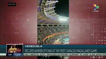 Record number of fans at the first Caracas-Magallanes game