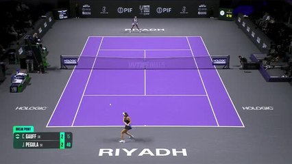 WTA Finals - Pegula fait tomber Gauff d'entrée