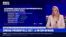 Sondage présidentielle 2027: "Pour nous, la candidate reste Marine Le Pen", déclare Edwige Diaz, vice-présidente du RN