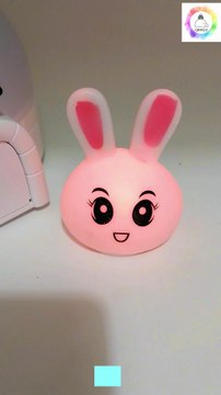 Isıklı Renk Degistiren Sevimli Tavsan