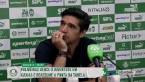 Assista à entrevista de Abel após a vitória do Palmeiras sobre o Juventude