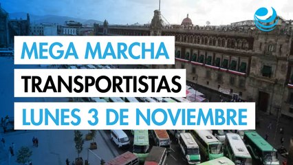Transportistas del Edomex anuncian mega marcha rumbo a la CDMX este 3 de noviembre