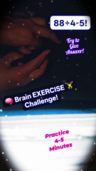 Powerful Brain Exercise Challenge