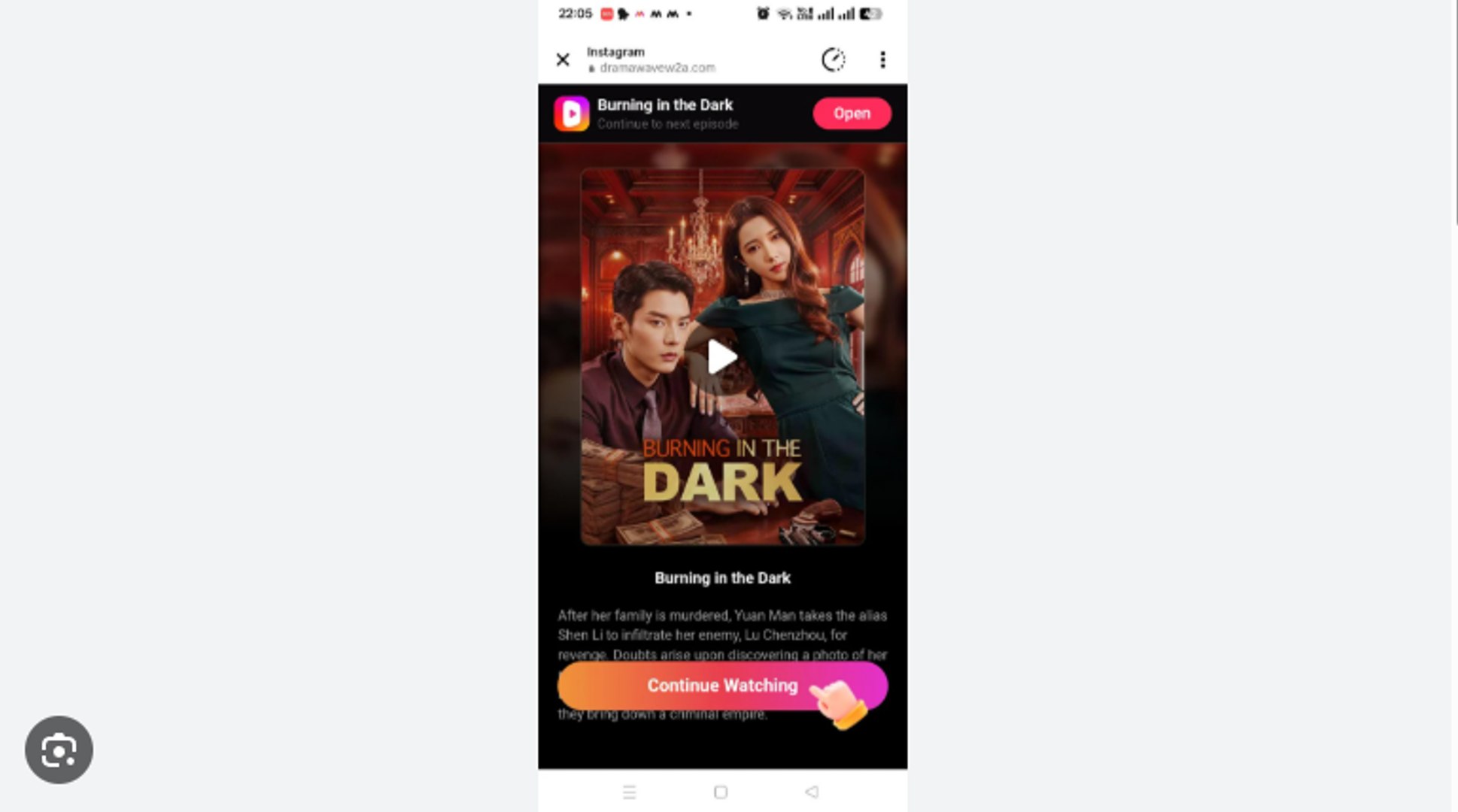 Burning in the Dark Chinese Drama - English Sub