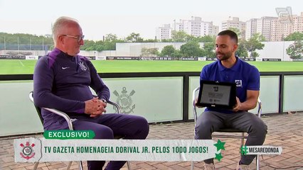 TV Gazeta homenageia Dorival pela 1.000ª partida na carreira