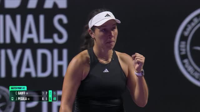 Pegula beats defending champion Gauff in WTA Finals