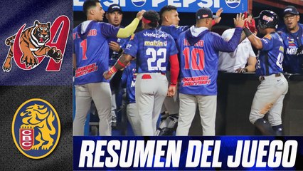 Resumen del emocionante juego Tigres de Aragua vs Leones del Caracas 🐯⚾️ | 2 de noviembre de 2025