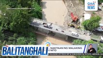 Datu Paglas Bridge, nakitaan ng malaking bitak sa pundasyon nito | Balitanghali