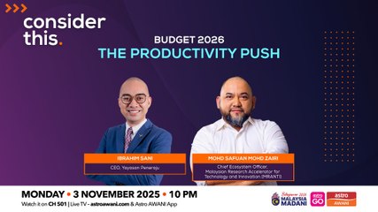 Consider This: Budget 2026 (Part 2) — The Productivity Push