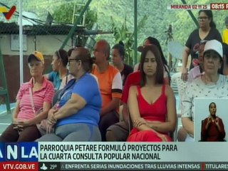 Comuna “Vamos con Todo” en Petare seleccionó sus proyectos para la cuarta Consulta Popular