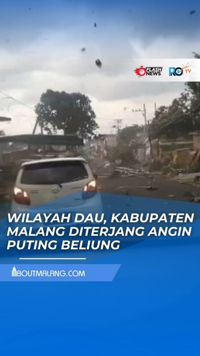 ANGIN PUTING BELIUNG TERJANG KECAMATAN DAU, KABUPATEN MALANG! BANYAK RUMAH WARGA YANG RUSAK