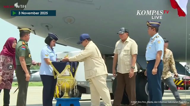 [FULL] Momen Presiden Prabowo Serahkan Pesawat Airbus A400M ke Panglima TNI