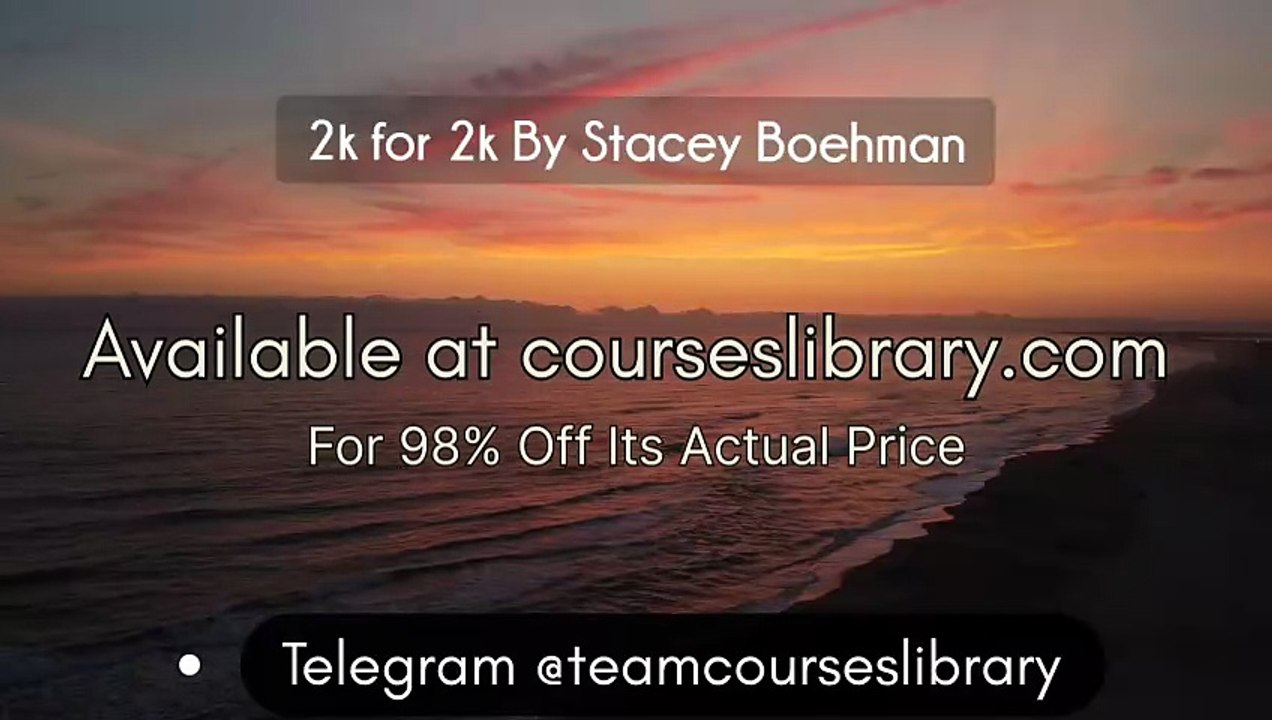 2k for 2k By Stacey Boehman