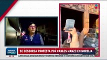 Se desatan manifestaciones para exigir justicia por el asesinato de Carlos Manzo