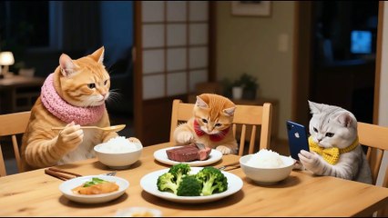 📱😹 Silver Gradient Kitten Can’t Stop Playing with the Phone — Too Addicted to Let Go! ❤️🐾