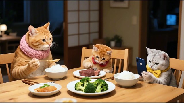 📱😹 Silver Gradient Kitten Can’t Stop Playing with the Phone — Too Addicted to Let Go! ❤️🐾