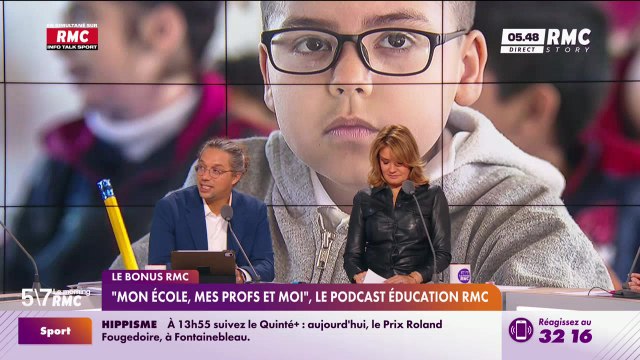 Le bonus RMC : Mon école, mes profs et moi , le podcast éducation RMC - 03/11