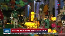 Así se celebra el Día de Muertos en el centro de Coyoacán