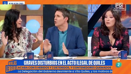 Vea quién es la miserable activista que alienta la violencia desde el programa de Cintora (TVE) por la paliza de abertxales a un periodista en Navarra