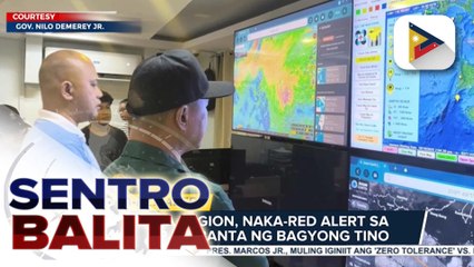 Caraga region, naka-red alert sa harap ng banta ng Bagyong #TinoPH; higit 1,400 pamilya sa Dinagat Islands na nasa high-risk areas, una nang inilikas | ulat ni Janessa Felix - PTV Davao