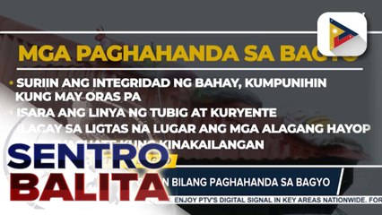 Mga dapat gawin bago, habang, at pagkatapos ng pagtama ng bagyo | ulat ni Cleizl Pardilla