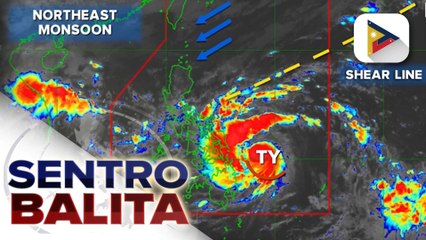 Bagyong #TinoPH, nasa 'typhoon' category na ayon sa PAGASA; banta ng storm surge, ibinabala ng PAGASA