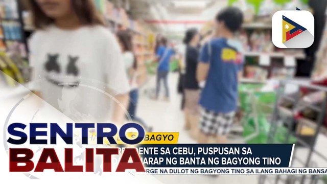 Mga residente sa Cebu, puspusan sa paghahanda sa harap ng banta ng Bagyong #TinoPH; preemptive evacuation, ipinatutupad sa coastal areas | ulat ni Jessee Atienza - PTV Cebu