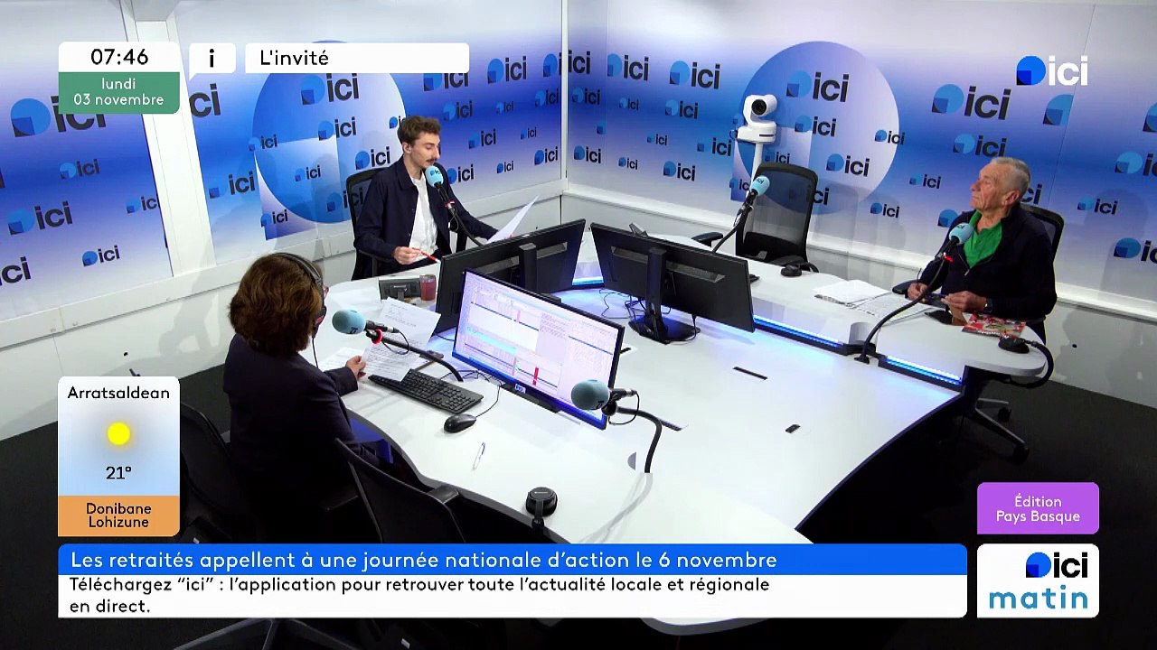 "Les retraités en colère" André Davant, CGT retraités de Bayonne