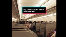 Les lumières de l'avion