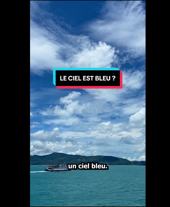 La couleur du ciel