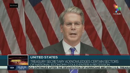 United States: Treasury secretary acknowledges potential recession in certain economic sectors