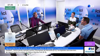 Le colonel Nicolas Nanni , patron des gendarmes de l'Yonne