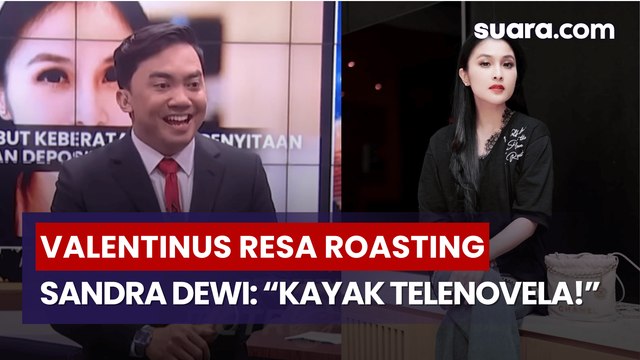 Momen Lucu Valentinus Resa Roasting Sandra Dewi Dengan Candaan Telenovela