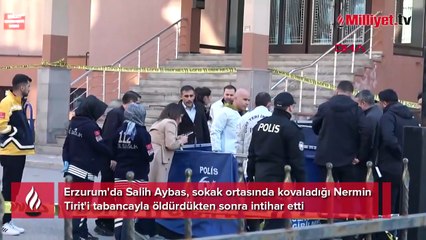 Yer: Erzurum! Kovaladığı kadını öldürüp intihar etti: Korkunç detay ortaya çıktı