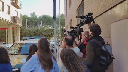 La periodista Maribel Vilaplana llega a los juzgados para declarar por su comida con Mazón