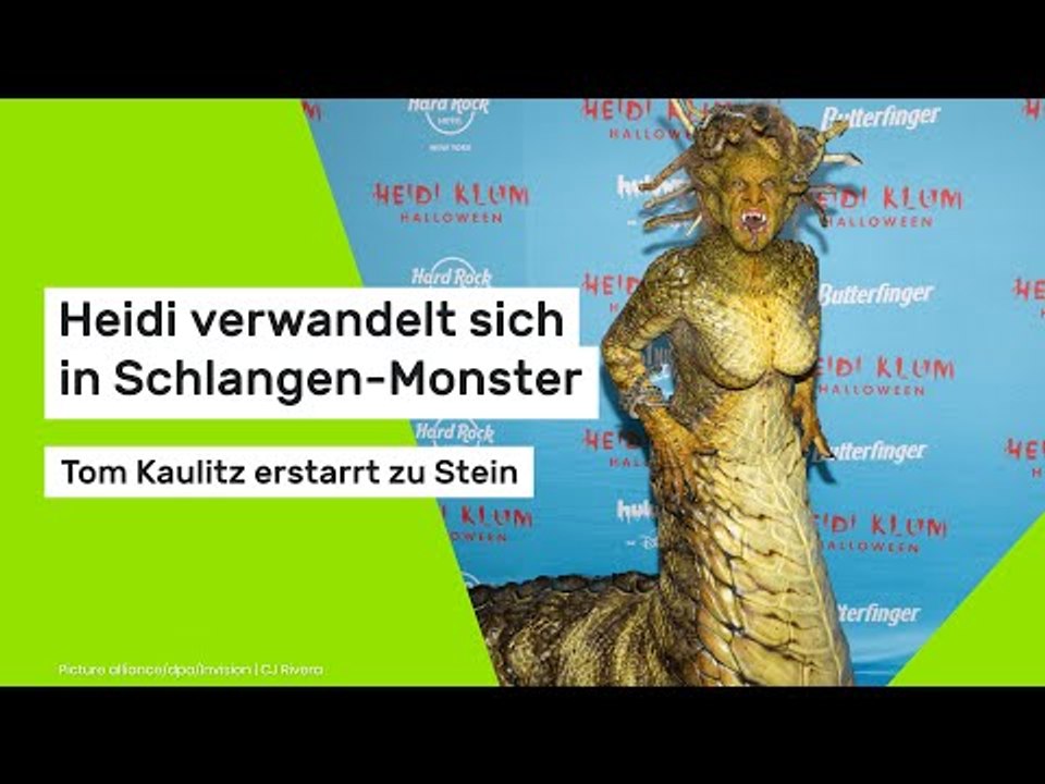 Heidi verwandelt sich in Schlangen-Monster - Tom Kaulitz erstarrt zu Stein