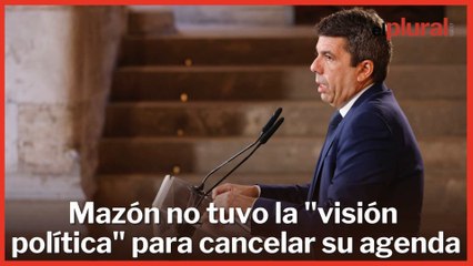 Mazón comienza a analizar sus "errores" y culpa al Gobierno