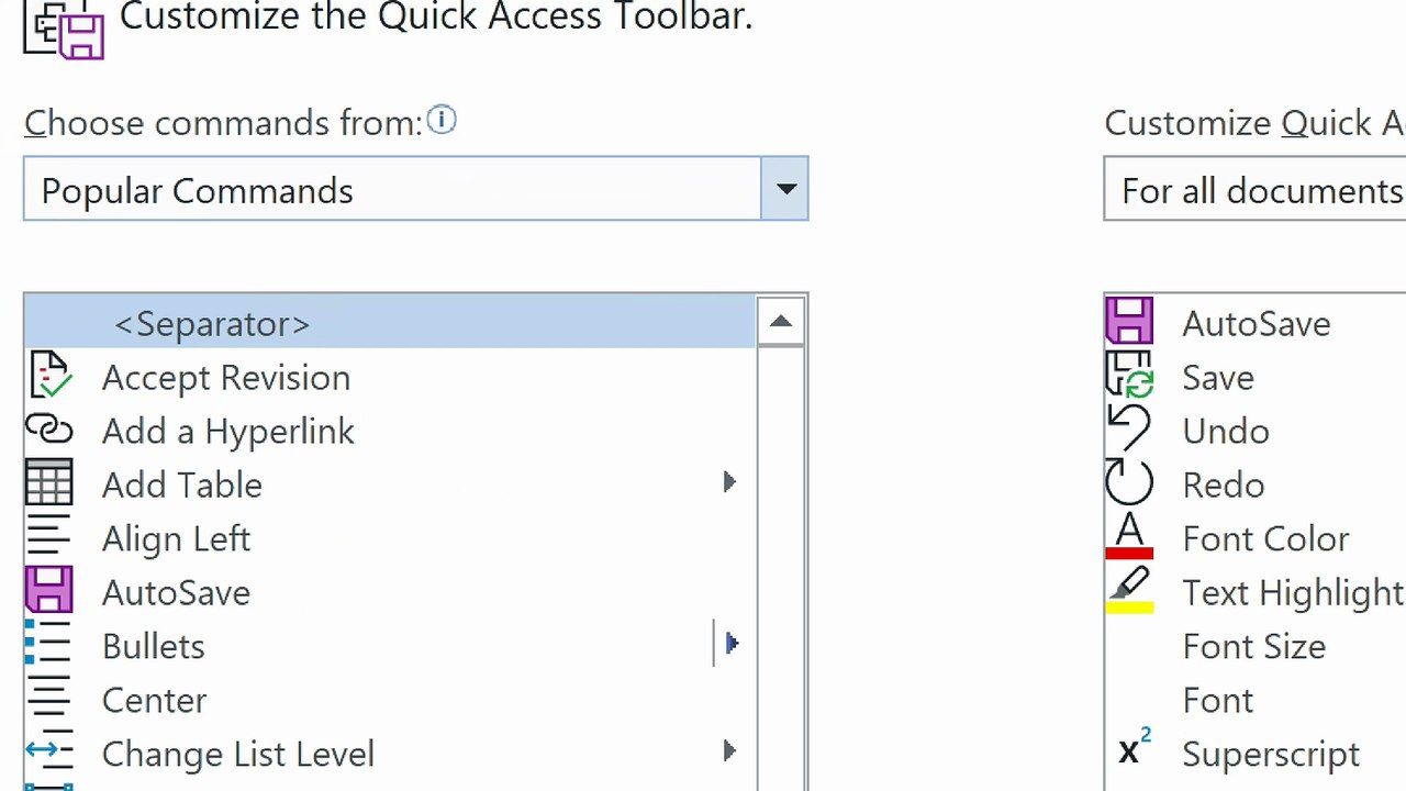 How to Add Find Button to Quick Access Toolbar in MS Word