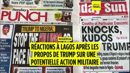 Nigéria : réactions à Lagos à la potentielle intervention militaire US
